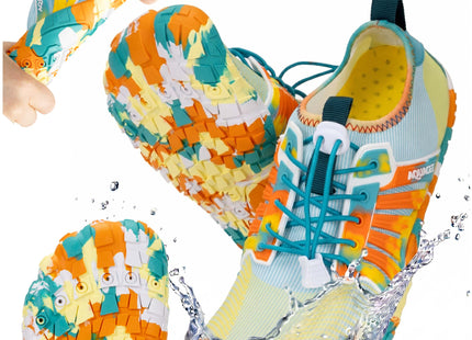 Waterschoenen - AQUA Shoes - Sneldrogend - Rubber - Unisex - Meerkleurig - Maat 40
