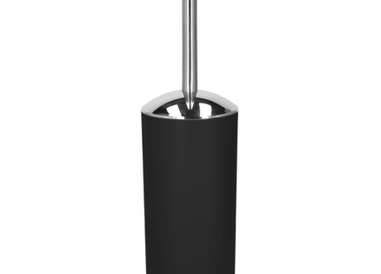Badkameraccessoiresset - Prullenbak - Toiletborstel - Zeepdispencer - Tandenborstelbeker - Zeepbak - Mok - Zwart