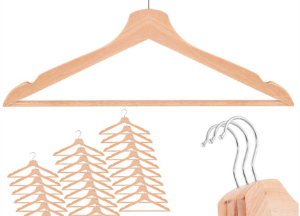 Kledinghangers | Kledinghanger | 30 Stuks | Naturel