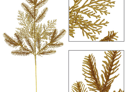 Kersttak | Decoratie | Goud | 69 cm