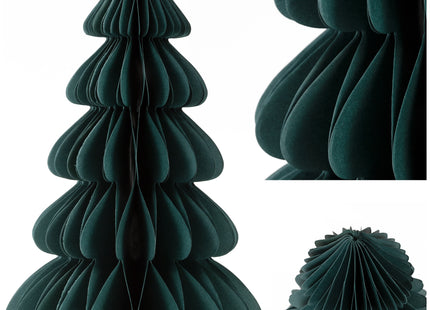 Kerstbal | Papier | 30 Cm | 3D | Donkergroen