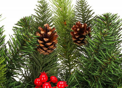 Guirlande - Kerstslinger Deluxe - 1 Meter - Groentinten