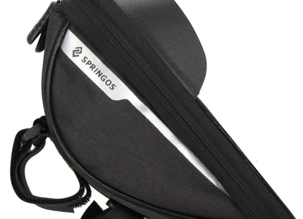 Fietstas - Inclusief Telefoonhouder - Waterdicht - Etui/Tas - Zwart