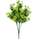 Kunstplant - Kunstbladeren- Sierboeket - Takken - Groen - Twijg - 33 cm