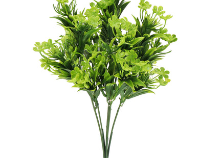 Kunstplant - Kunstbladeren- Sierboeket - Takken - Groen - Twijg - 33 cm