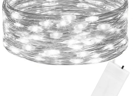 Kerstboomverlichting | Met 10 LED Lampjes | 1 M | Koel Wit