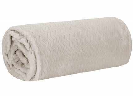 Plaid | Sprei | Deken | 160 x 200 cm | Beige