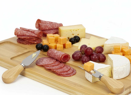 Serveerplank | 5 Delig | Snijplank | Bamboe | 35,5 x 28 cm