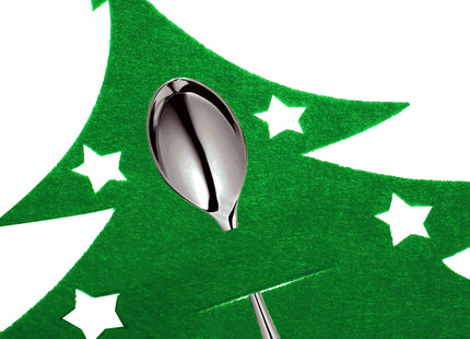 Bestekhouder | Bestekzakjes | Kerstbomen | 2 Stuks