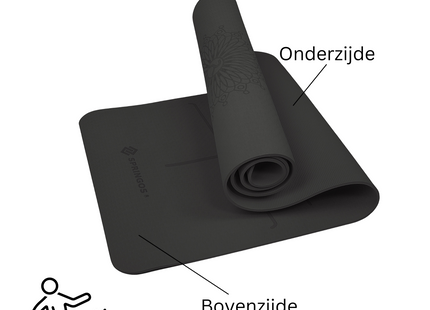 Yoga Mat | Extra Dik (6 mm) | Zwart
