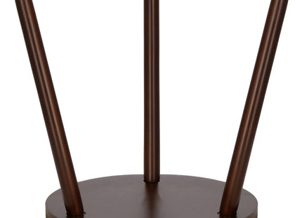 Springos Plantentafel | Plantenstandaard | 35 cm | Donkerbruin