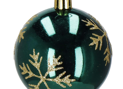 Kerstballen | 30 Stuks | 6 cm | Rood/Groen/Goud