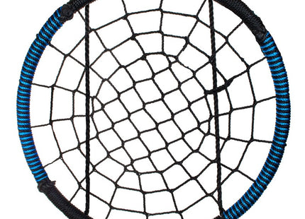 Nestschommel | Kinderschommel | Ø100 CM | Max 100 KG | Blauw/Zwart