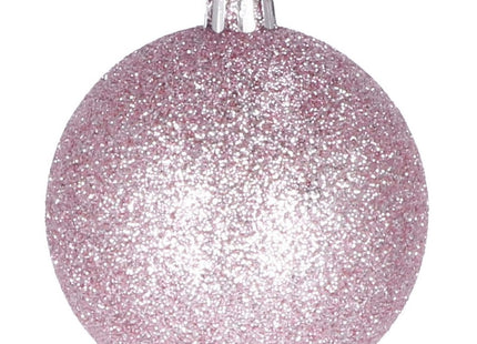 Kerstballen | 12 Stuks | 6 cm | Roze