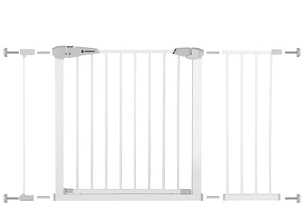 Traphekje | 76 - 120 cm | Traphek | Veiligheidshekje | Metaal | Wit