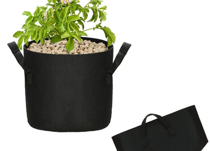 Kweekzak | Plantenzak | Plantenmand | Groeizak | 17 Liter | Zwart