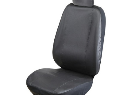 Autostoelhoes - Autostoelbeschermer - Stoelhoes - Bescherming - Kunstleder - Zwart - Maat L