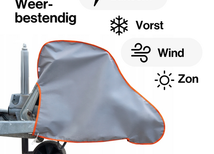 CarPassion Disselhoes - Universeel - Waterdicht - Vorstbesteding - Grijs