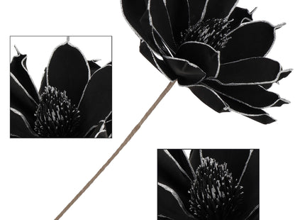 Kunstbloemen - Kunsttak - Zwart - Glitters