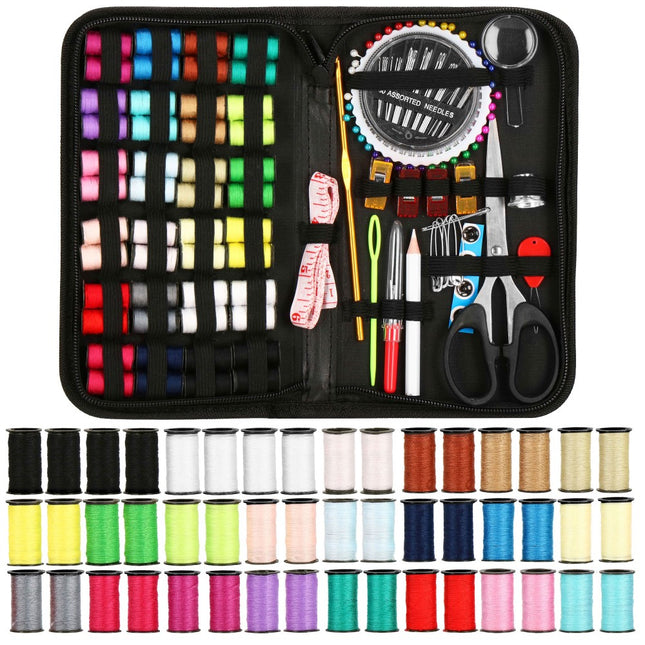 Naaiset | Naaigaren | Naaidoos | Inclusief Etui | 172-Delig | Zwart