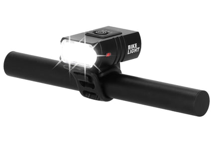 Fietslamp | Fietslicht | Fietsverlichting | Achterlicht fiets | LED | USB | 1000 lumen | Zwart