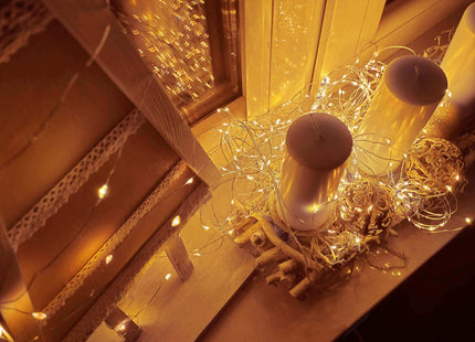 Kerstverlichting | Batterij | 20 LED | Warm Wit