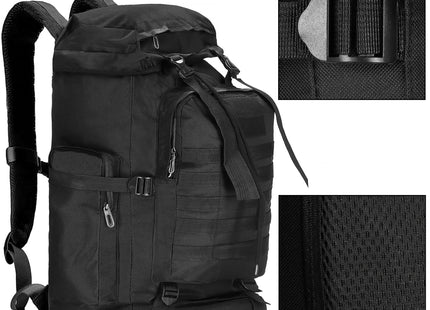 Rugzak | Backpack | Wandelrugzak |Sport rugzak | 60 Liter | Zwart
