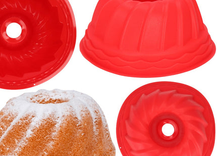 Bakvorm | Cakevorm | Bakvorm Siliconen | Rood