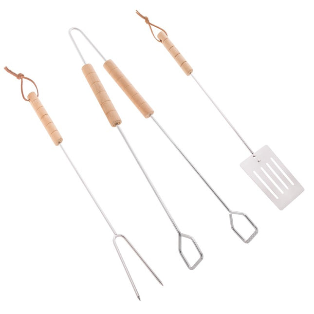 BBQ Accessoires | 3 Delige Set | Roestvrij Staal