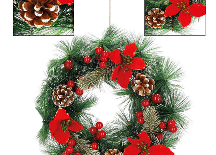 Kerstkrans | Kerst Decoratie | 35 cm