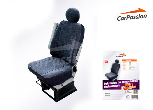 Autostoelhoes - Autostoelbeschermer - Stoelhoes - Bescherming - Zwart - Eenpersoons - Transporter - Maat M