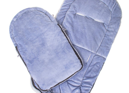 Voetenzak - Kinder Slaapzak - Grijs - Blauw - 90 CM