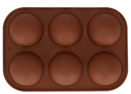 Siliconen Bakvormen | Bakvorm | Koekjes vormen | 6 Holtes | Bruin