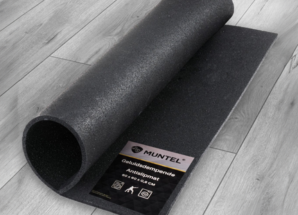 Fitness Tegels - Vloer - Matten - Set van 4 - 60 x 60 cm - Zwart