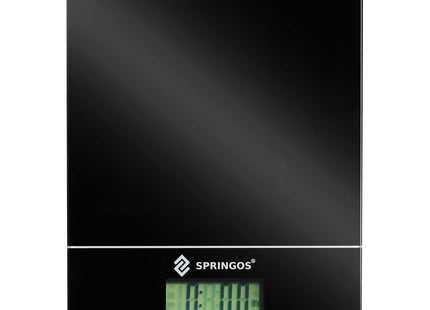 Keukenweegschaal - Weegschaal Keuken - 5 KG - Met Display - Elektronisch - Glas - Kunststof