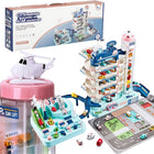 Garage Speelgoed | Inclusief 8 Auto’s & 2 Helikopters | 37 cm | Multicolor