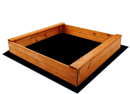 Zandbak - Met Bank - Inclusief Gronddoek -  Geïmpregneerd -120 x 120 CM