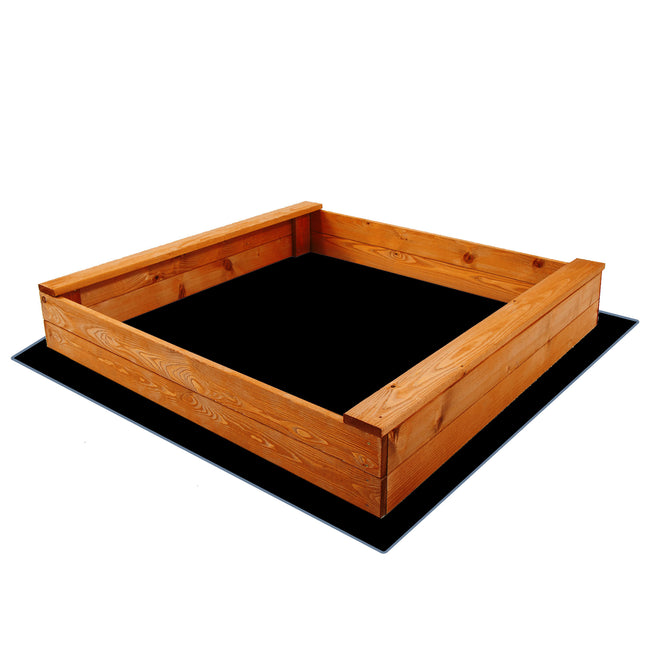 Zandbak - Met Bank - Inclusief Gronddoek -  Geïmpregneerd -120 x 120 CM