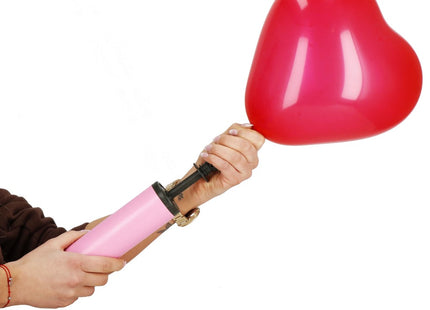 Ballonpomp | Ballonnen | Blauw/Zwart/Geel/Roze