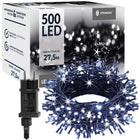 IJspegel Verlichting | 25 m + 2.5 m Snoer | 500 LED | Koel Wit | Inclusief Flitsfunctie | Zwart