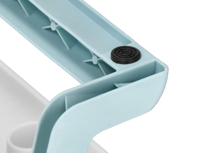 Opvouwbaar Baby Bad - Opvouwbaar - Draagbaar - Met Stop - Thermometer - Kussen - Tot 12 Maanden - 35 L - Blauw - Wit - 82 x 52 x 22 cm