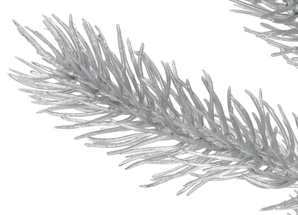 Kersttak | Decoratie | Zilver | 47 cm