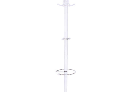 Staande Kapstok | 14 Haken | Garderobe Kapstok | Wit | 176 cm