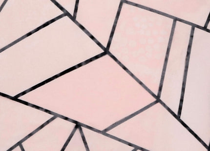 Sierkussenhoes | Kussenhoes | Kussensloop | Woonaccessoires | Roze | Zwart | 40 x 40 cm | 1 Stuk