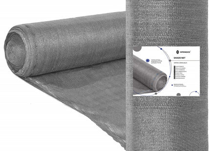 Zichtbreeknet | Rol 1,5 x 25 m | 90 % Schaduw | 140g/m2 | Grijs