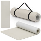 Actiget® Yogamat - Extra Dik - Inclusief Draagriem - 183 x 61 x 0.6 CM - Beige - TPE