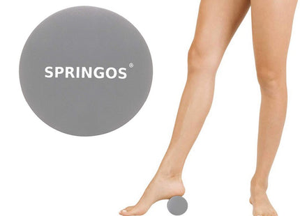 Massage Bal | Triggerpoint Bal | Massage | Lacrosse Bal | Mat Grijs | 6.5 cm