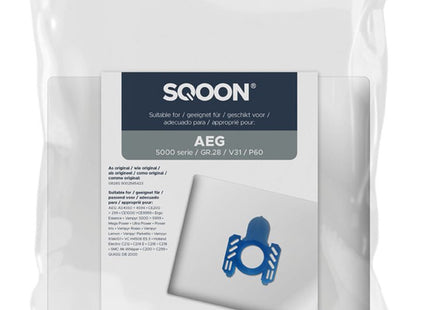 SQOON® Stofzuigerzakken  Geschikt voor AEG GR.28 - 10 Stuks