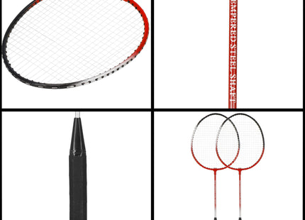 Badminton Set - 2 persoons - Professioneel - Inclusief Badmintonrackets, Shuttles &amp; Draagtas