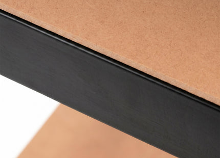 Opbergrek - Stellingkast - 400 KG - Metaal -180 x 40 x 40 cm - Zwart